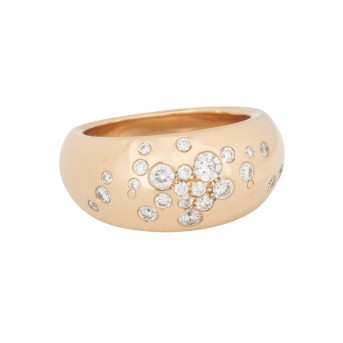 WEMPE BY KIM WEMPE BY KIM Ring mit 24 Brillanten zus. 0,69 ct,