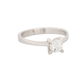 Solitärring mit Brillant