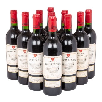 1998 CHÂTEAU MOULIN DE SALES Lalande-de-Pomerol 11 bottles,