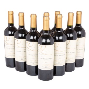 2008 CHÂTEAU CHARRON &quot;LES GRUPPES&quot; Côtes de Bordeaux 9 bottles,