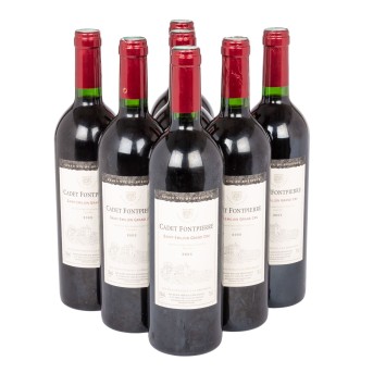 2003 CADET FONTPIERRE Saint-Emilion 7 bottles,