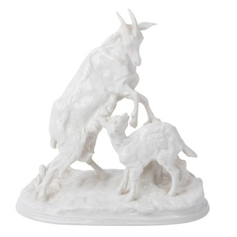 NYMPHENBURG Ziegengruppe, 20. Jh.