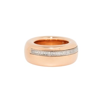 NOOR ring with diamonds totaling approx. 0.2 ct,