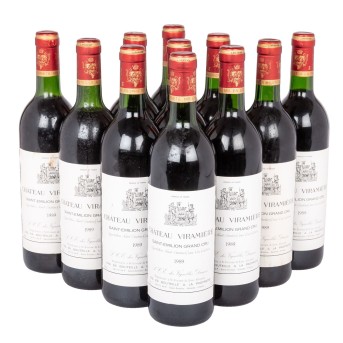 1989 CHÂTEAU VIRAMIÈRE Saint-Émilion 11 bottles