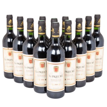 2006 LE PRIEURÉ Bordeaux 12 bottles
