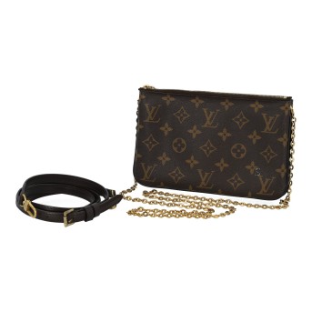 LOUIS VUITTON LOUIS VUITTON Pochette 'DOUBLE ZIP'.
