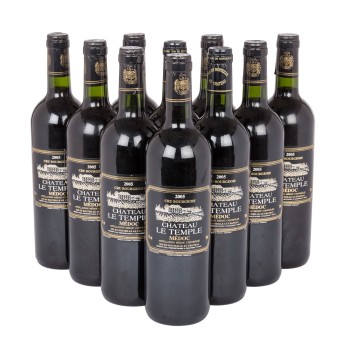 2005 CHÂTEAU LE TEMPLE Médoc 10 bottles