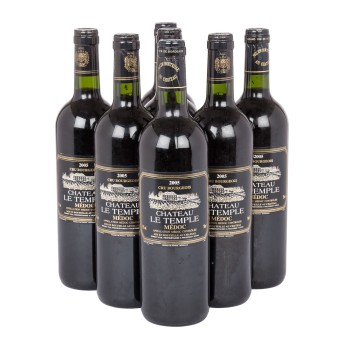 2005 CHÂTEAU LE TEMPLE Médoc 7 bottles