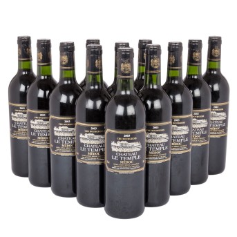 2003 CHÂTEAU LE TEMPLE Médoc 12 bottles