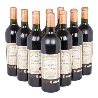 2000 AMARANDE Puisseguin Saint-Émilion 9 bottles