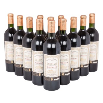 2005 AMARANDE Bordeaux 12 bottles,