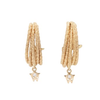 WELLENDORFF &quot;Classic&quot; clip earrings with diamond