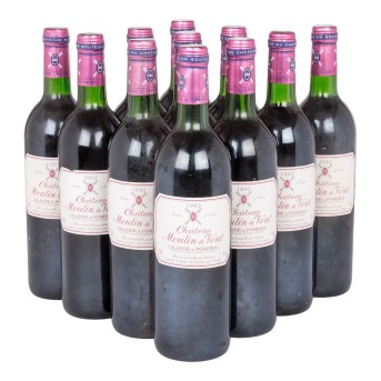 1993 CHÂTEAU MOULIN A VENT Lalande de Pomerol 11 bottles,