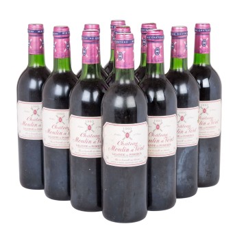 1993 CHÂTEAU MOULIN A VENT Lalande de Pomerol 11 bottles,