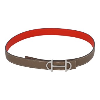 HERMÈS HERMÈS Wendegürtel 'GAMMA', Länge 80cm.