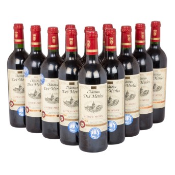 2000 CHÂTEAU DES MERLES Listrac-Médoc 12 bottles,