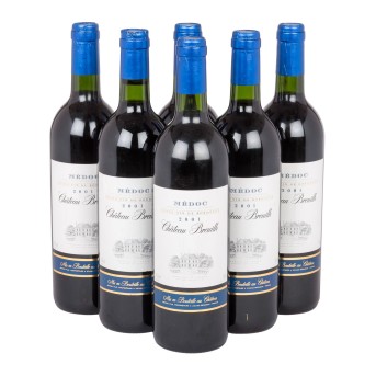 2001 CHÂTEAU BREUILH Médoc 6 bottles,