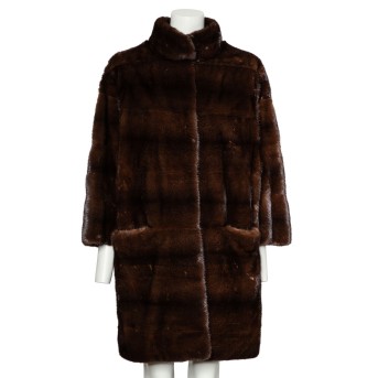 BONNIE Nerzmantel, Gr. ca. M.