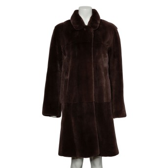 BONNIE Samtnerzmantel, Gr. ca. L.