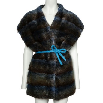 Wendbare Pelzweste, Gr. ca. L.