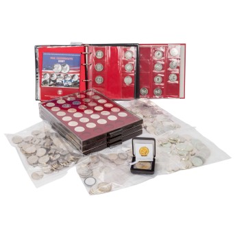 Mixed lot, mainly BRD - silver commemorative coins in total over 5 kg silver fine weight