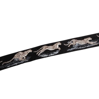 HERMÈS Maxi Twilly Slim "GUÉPARDS",