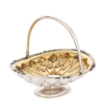 ST. PETERSBURG Henkelschale, 84 Zolotniki, 1860.