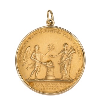 Austria/GOLD medal - Wedding Maria Antonia with Louis XVI. 1958, restrike