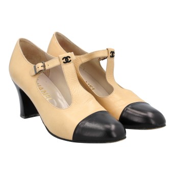 CHANEL CHANEL VINTAGE Pumps, Gr. 40.