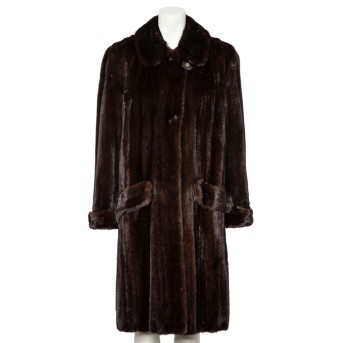 PETERMANN VINTAGE Nerzmantel, Gr. ca. L.