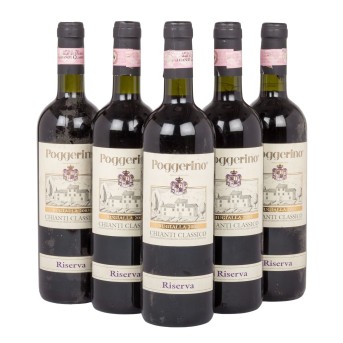 2003 POGGERINO BUGIALLA RISERVA Chianti Classico 5 bottles,