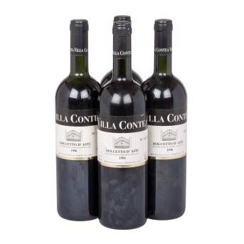 1996 DOLCETTO D'ASTI VILLA CONTEA 4 bottles,