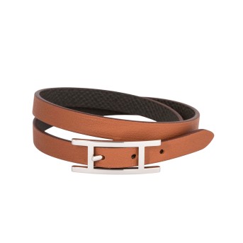 HERMÈS HERMÈS Armband 'BEHAPI DOUBLE TOUR', akt. NP.: 390,-€.