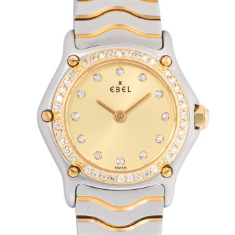 EBEL EBEL Classic Wave Ref. 166902 Damenuhr von 1986 mit Papieren.