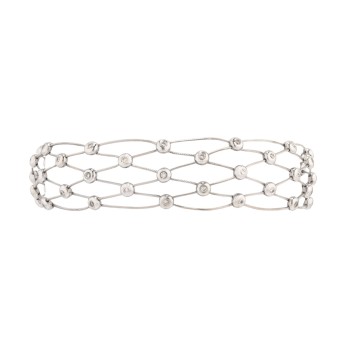 Armband mit Brillanten von zus. ca. 0,6 ct,