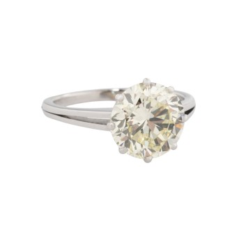 DUNJA RAJTER diamond solitaire ring 3.12 ct,