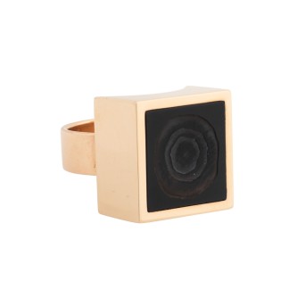 HANS HANSEN Herrenring mit graviertem Stein,