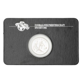 People's Republic of China/SILVER - 25 Yuan 1982 Football World Cup,