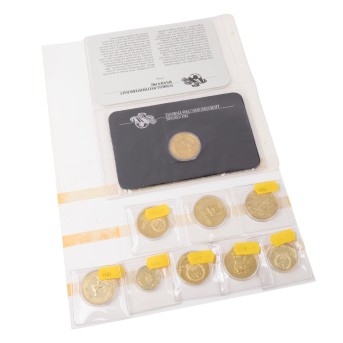 Volksrepublik China - 9x Messing 1 Yuan