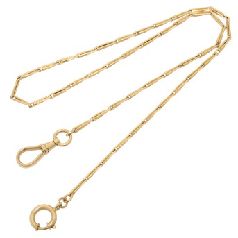 Kette, Uhrkette, Gerstenkornmuster,