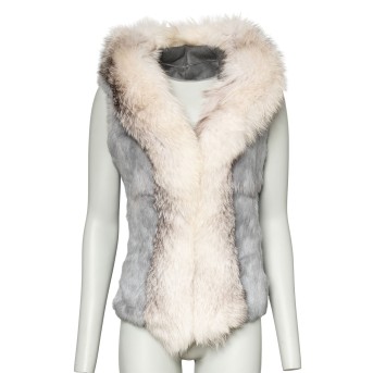 Wendbare Pelzweste, Gr. ca. 36.