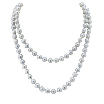 Lange Perlenkette