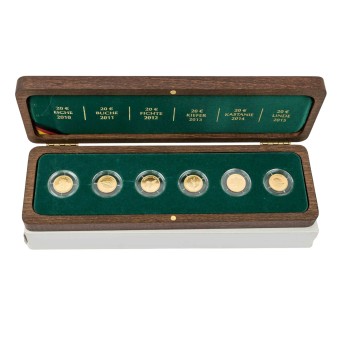 BRD/Gold - Set 20 Euro Goldmünzen Serie Deutscher Wald komplett