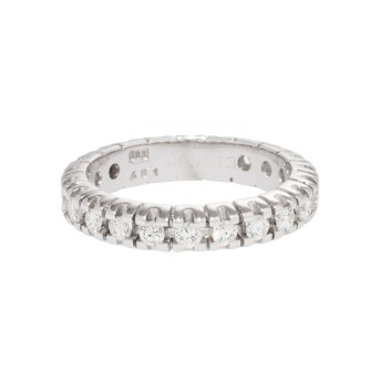 Memo ring with diamonds totaling approx. 1.13 ct,