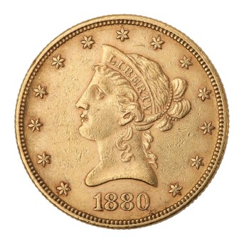 USA/GOLD - 10 Dollar 1880 "Liberty".