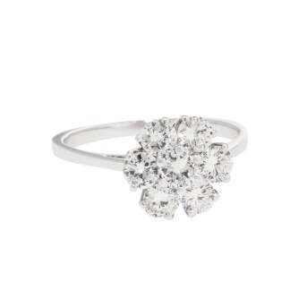Ring with diamonds totaling approx. 1.4 ct,