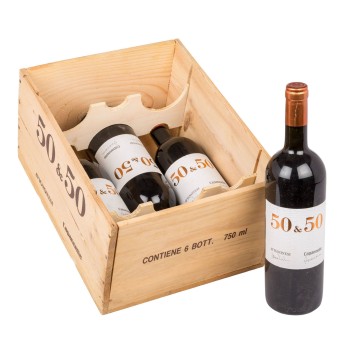 1995 50&50 AVIGNONESI & CAPANELLE 4 bottles in OHK, opened,