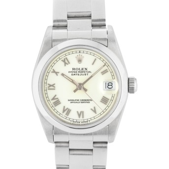 ROLEX Datejust 31 Ref 68240 'LC100' Damenuhr von 1997. Box und Papiere. 