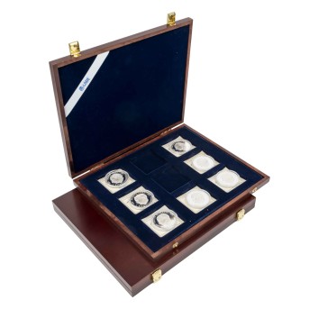 BRD Chancellor & Presidents with a total of 14 coins of 280g Ag fine