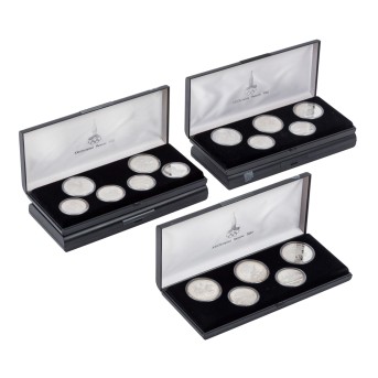 USSR Olympic Games Moscow 1980 with a total of 600g Ag fine